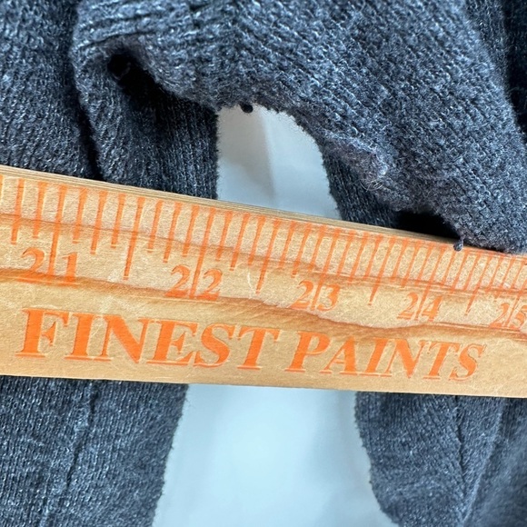 WE THE FREE Grey split back bohemian grunge womans oversized tunic Large - Picture 9 of 13